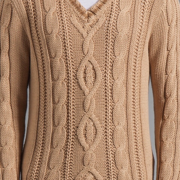 NWT Gant Rugger Loose Cable Knit Sweater Bisquit Beige [SZ‎ XXL ] - Picture 3 of 10